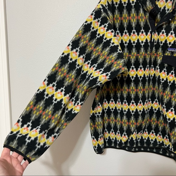 Patagonia Synchilla Forest Carpet Industrial Green Snap Jacket—L - Picture 8 of 13